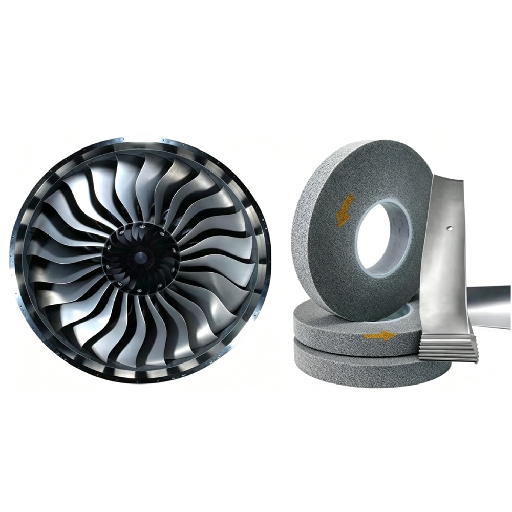 Industry Application: Abrasive Wheels with Micrometer Level Precision for Aviation Engine Safety