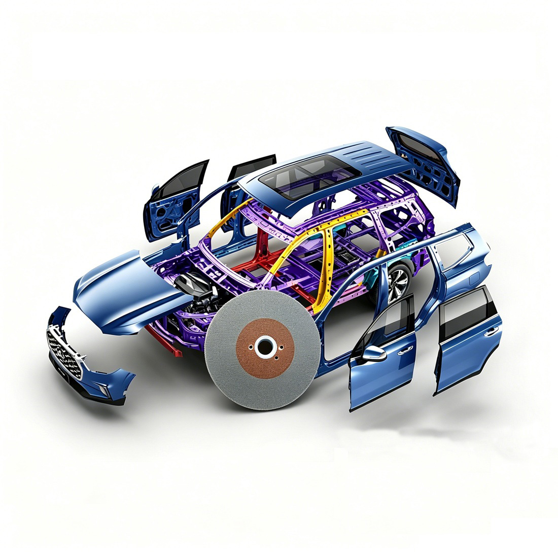 Automotive Industry: Grinding Wheel Complete Solutions from Production Lines to Aftermarket Repair