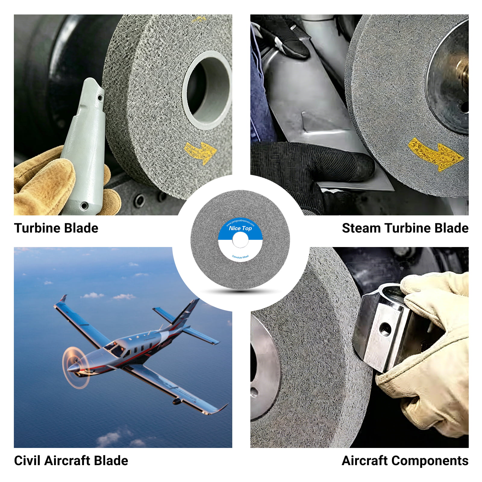 Convolute Wheel Quicky Deburring finishing and polishing All Types of Metals