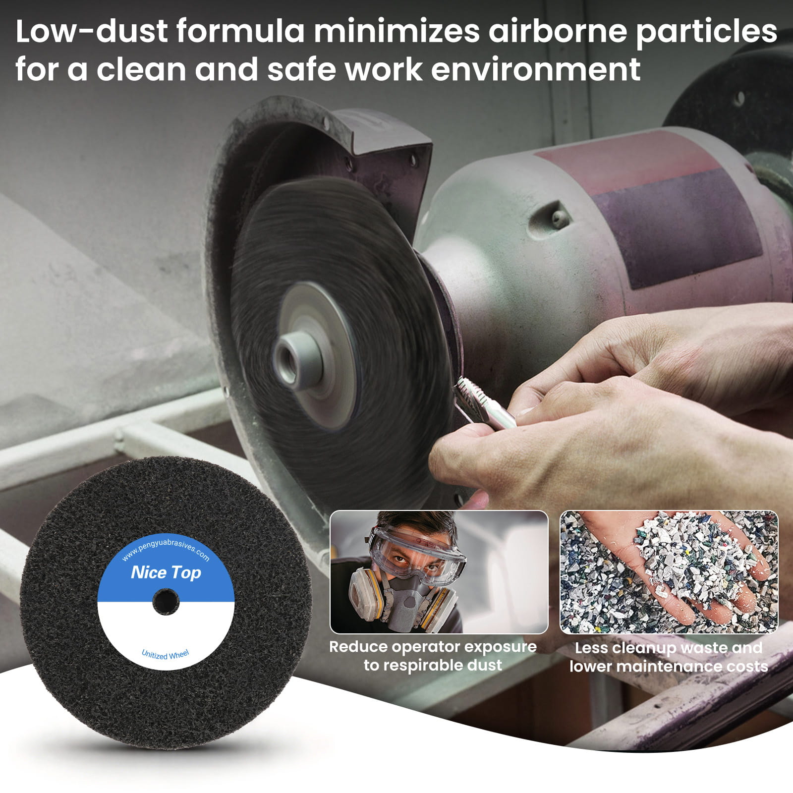 Deburring Finishing Unitized Wheel apply oil gas aerospace automotive fabrication