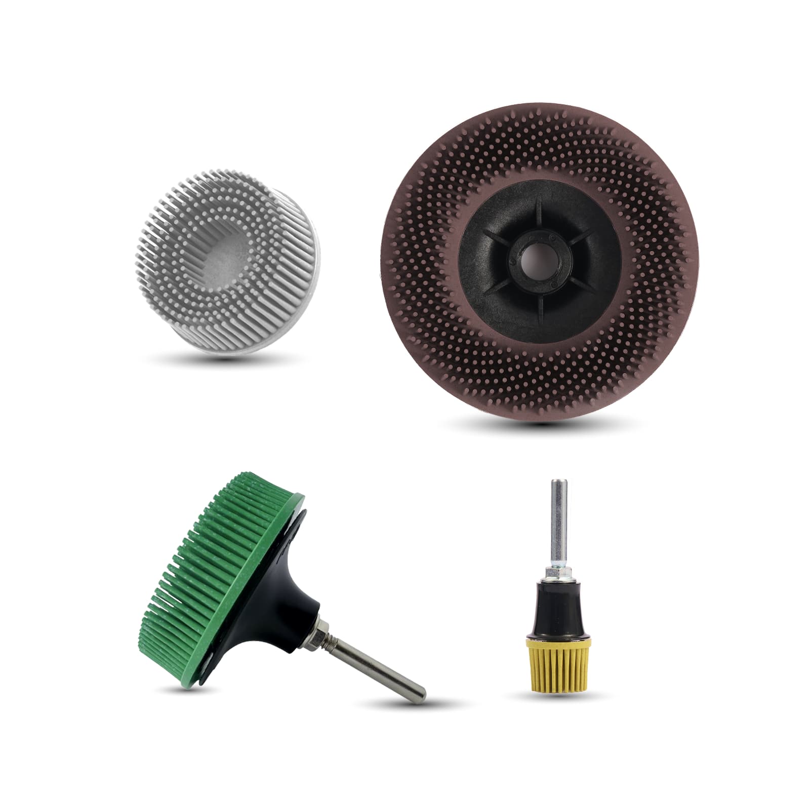 Bristle Disc Use for Cleaning General Maintenance and Repair in Any Maintenance Facility